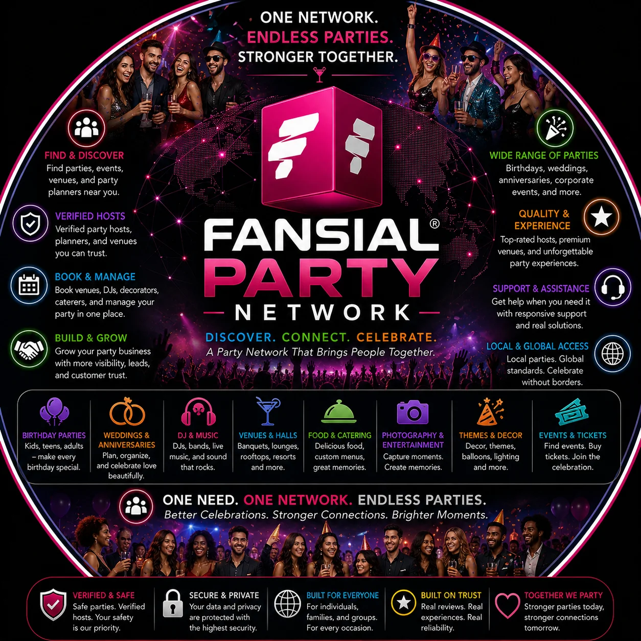 Oasis Party Hub Network