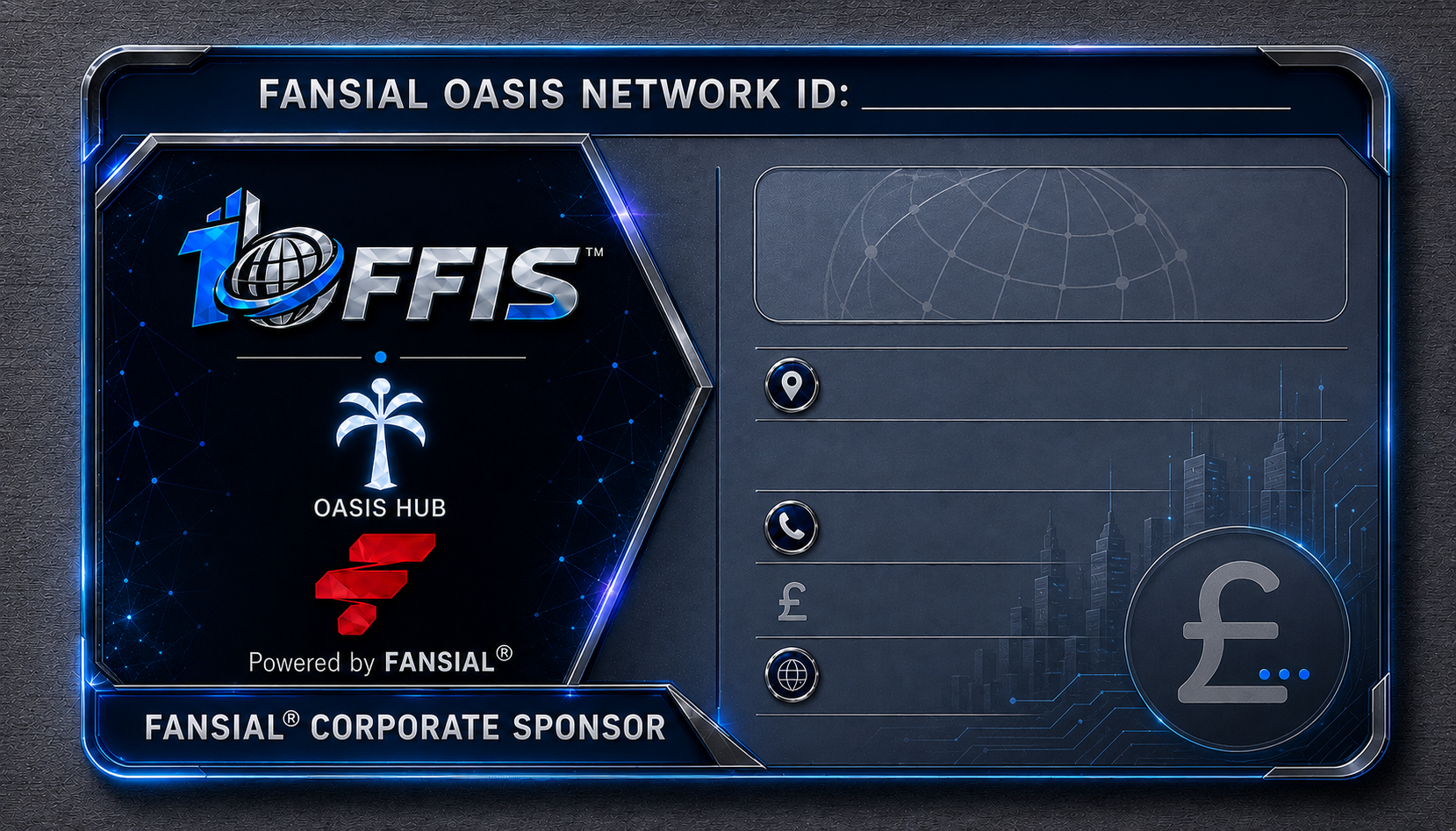 CORPORATE Fansial sponsor card